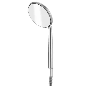 Lusterko stomatologiczne, 24 mm, Nr 5, wylot gwintu stożkowego, wklęsłe powiększające