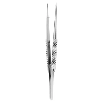 pinceta, mikro, 18 cm Ø 0,4 mm 1×2 zęby