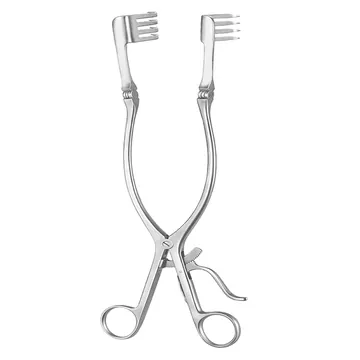 BECKMANN ADSON, rozwieracz ran, z przegubem, 31 cm 4×4 zęby ostre