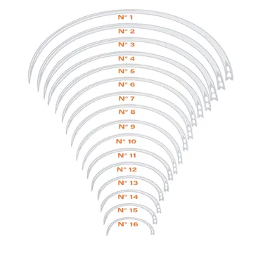 igła chirurgiczna „G”, trójkanciasta, ucho sprężynowe, 1,3 x 70 mm Fig. 3 1 opak. = 12 sztuk