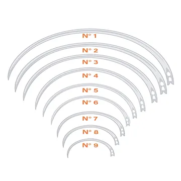 igła chirurgiczna „Ga”, trójkanciasta, ucho sprężynowe, 0,9 x 22 mm Fig. 9 1 opak. = 12 sztuk