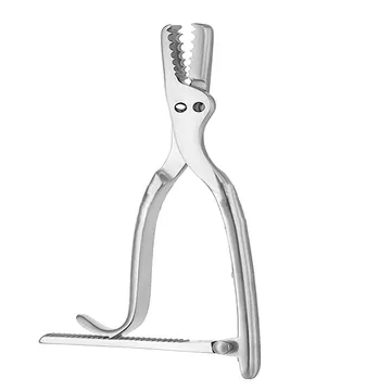 FARABEUF LAMBOTTE, kleszcze kostne trzymające, 26 cm z grzechotką