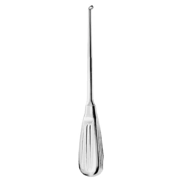 BUSHE, łyżeczka kostna, 25 cm 3 mm, ostra