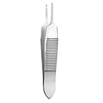 GRAEFE, pęseta do tęczówki, 7 cm 1,0 mm 1 x 2 zęby
