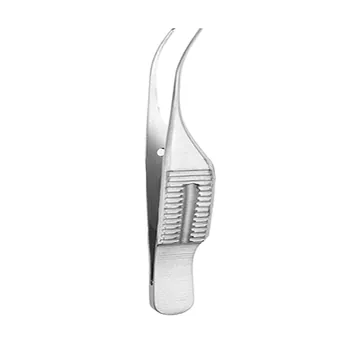 HESS, pęseta do tęczówki, 7 cm 0,3 mm 1 x 2 zęby