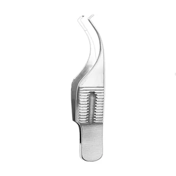 BARRAQUER KATZIN, pęseta fiksacyjna, 7 cm 0,4 mm 1 x 2 zęby